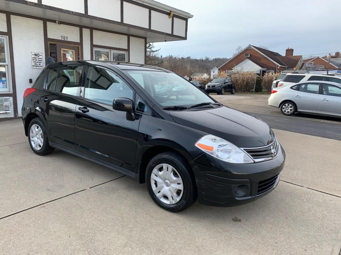 2011 BLACK NISSAN VERSA S (3N1BC1CP0BL) with an 1.8L engine, Automatic transmission, located at 503 First Street, Canonsburg, PA, 15317, (724) 745-0566, 40.266006, -80.178413 - Photo#6