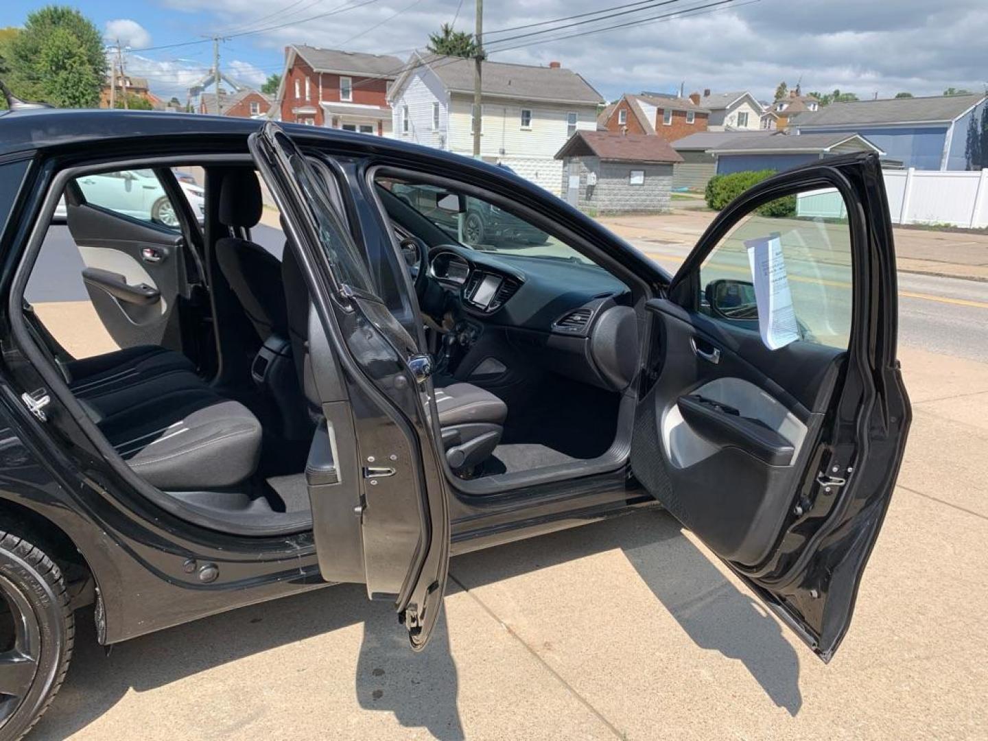 2014 BLACK DODGE DART SXT (1C3CDFBB6ED) with an 2.4L engine, Automatic transmission, located at 503 First Street, Canonsburg, PA, 15317, (724) 745-0566, 40.266006, -80.178413 - Photo#14