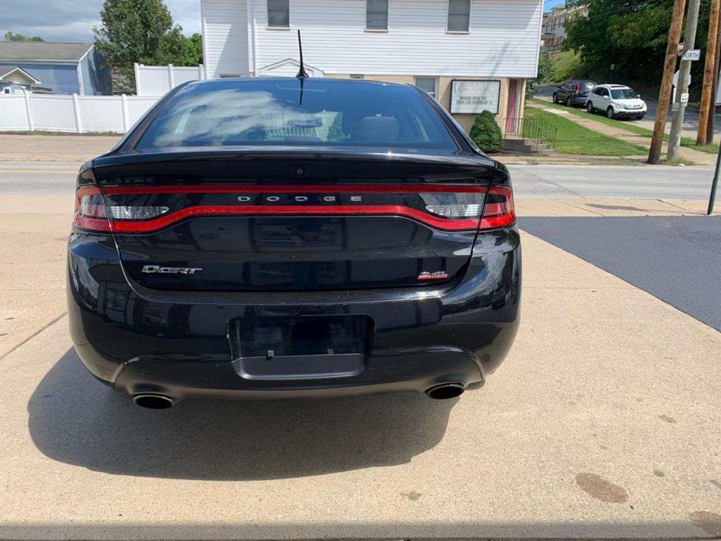 2014 BLACK DODGE DART SXT (1C3CDFBB6ED) with an 2.4L engine, Automatic transmission, located at 503 First Street, Canonsburg, PA, 15317, (724) 745-0566, 40.266006, -80.178413 - Photo#3