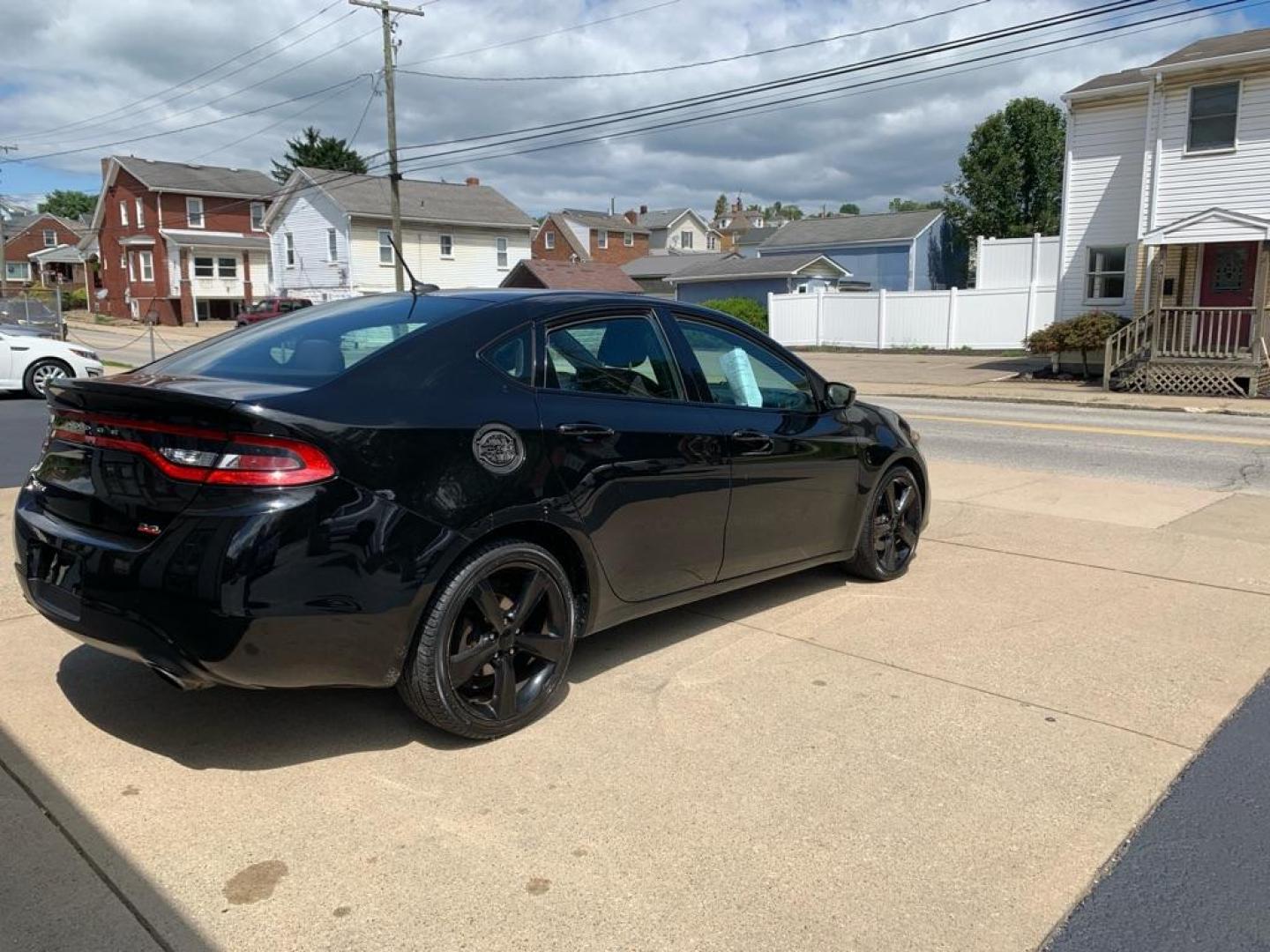 2014 BLACK DODGE DART SXT (1C3CDFBB6ED) with an 2.4L engine, Automatic transmission, located at 503 First Street, Canonsburg, PA, 15317, (724) 745-0566, 40.266006, -80.178413 - Photo#4