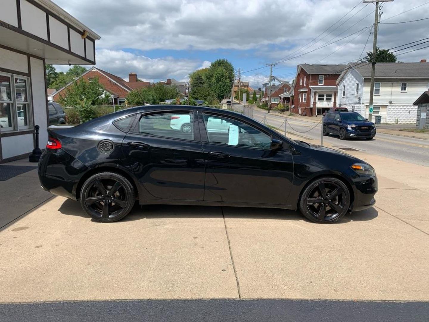 2014 BLACK DODGE DART SXT (1C3CDFBB6ED) with an 2.4L engine, Automatic transmission, located at 503 First Street, Canonsburg, PA, 15317, (724) 745-0566, 40.266006, -80.178413 - Photo#5