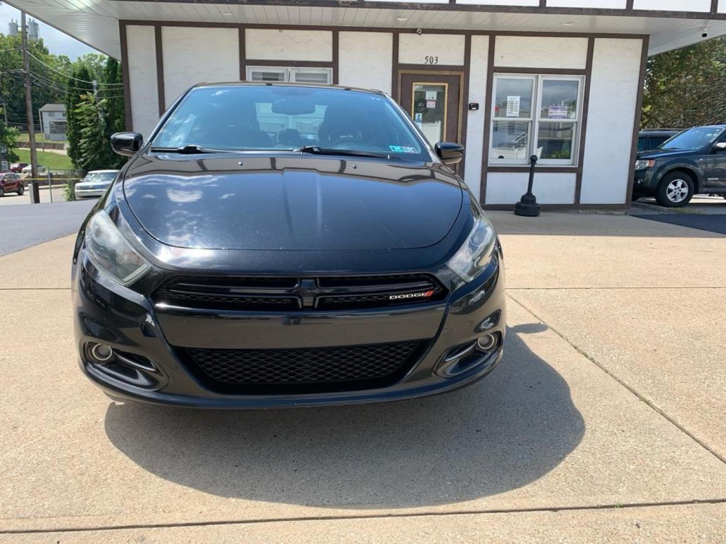 2014 BLACK DODGE DART SXT (1C3CDFBB6ED) with an 2.4L engine, Automatic transmission, located at 503 First Street, Canonsburg, PA, 15317, (724) 745-0566, 40.266006, -80.178413 - Photo#7