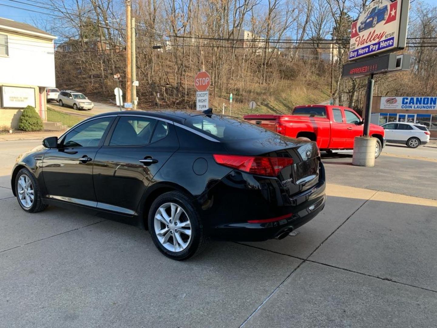 2013 BLACK KIA OPTIMA EX (5XXGN4A76DG) with an 2.4L engine, Automatic transmission, located at 503 First Street, Canonsburg, PA, 15317, (724) 745-0566, 40.266006, -80.178413 - Photo#1